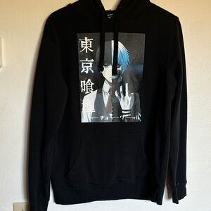 Hot Topic Black and Blue Anime Hoodie